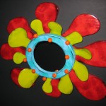 Flower Wall Mirror 16 x 30
