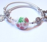 Glass Bead and Silver Bracelet Glass Bead and Silver Bracelet