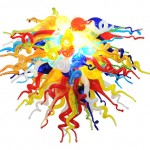 Multi-Color-Blown-Glass-Chandelier Multi-Color-Blown-Glass-Chandelier